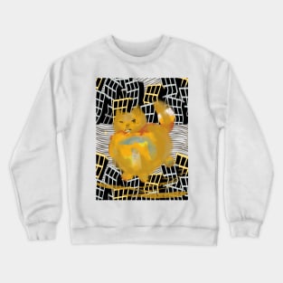 Urban Cat Crewneck Sweatshirt